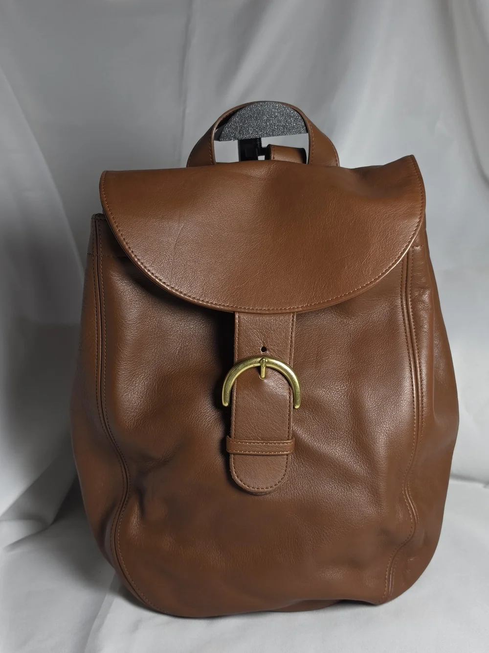 Vintage Coach 4134 Soho Back Sac Brown Leather Backpack Hang Tag